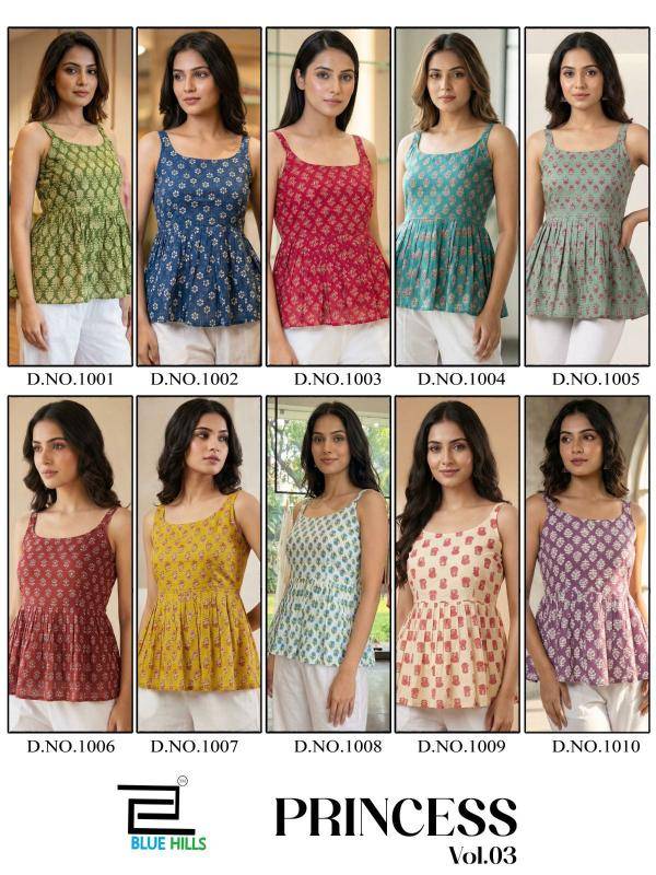 Blue hills princess vol 3 Ladies kurti suppliers in Hyderabad